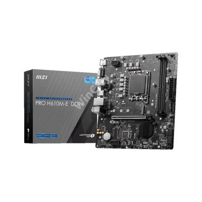 MSI PRO H610M-E DDR4 Intel H610 LGA1700 mATX alaplap