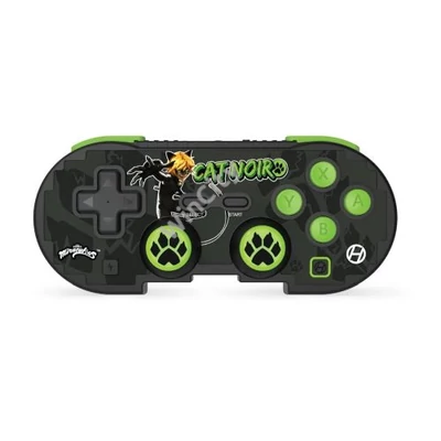 Hyperkin M01328-MTCN Pixel Art Miraculous Nintendo Switch/PC/Mac/Android "Fekete macska" BT kontroller