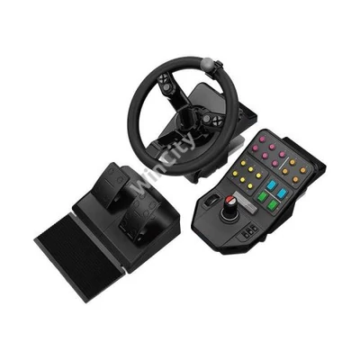 Logitech 945-000062 Saitek Farm Sim fekete kormány + pedál + oldalpanel csomag