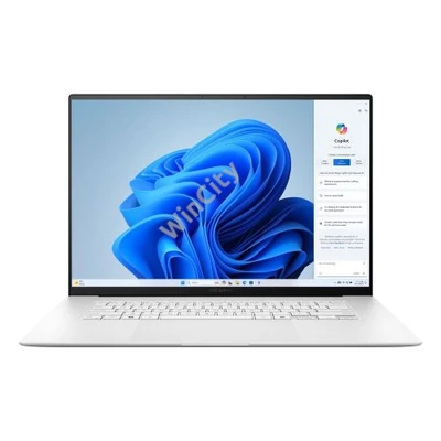 ASUS ZenBook UM5606WA-RK260W 16"3K/AMD Ryzen AI 9 HX 370/32GB/2TB/Int.VGA/Win11/fehér laptop