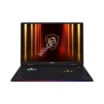 MSI Raider A18 HX A9WIG 18"UHD+/AMD Ryzen 9 9955HX3D/64GB/2TB/RTX 5080 16GB/Win11/fekete laptop