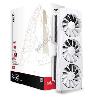 XFX Quicksilver Radeon RX 9070XT White Gaming Edition AMD 16GB GDDR6 256bit PCIe videókártya