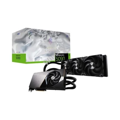 MSI RTX 5090 Suprim Liquid nVidia 32GB DDR7 PCIe videókártya