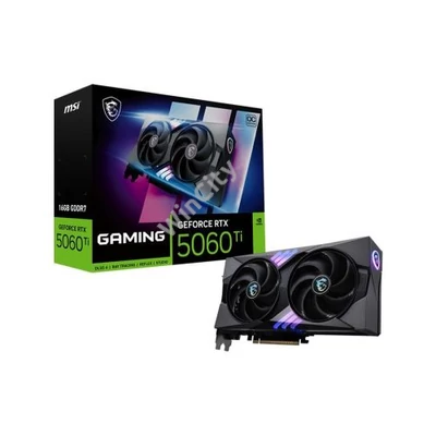 MSI RTX 5060 Ti GAMING OC nVidia 16GB DDR7 PCIe videókártya