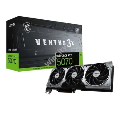 MSI RTX 5070 Ventus nVidia 12GB DDR7 PCIe videókártya