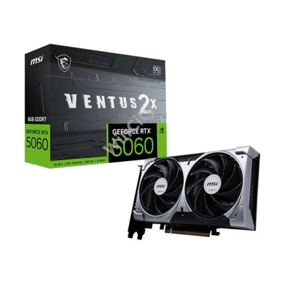 MSI GeForce RTX 5060 8G VENTUS 2X OC nVidia 8GB DDR7 128bit PCIe videókártya