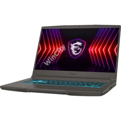 MSI Thin 15 B13VE-2854 15,6"FHD/Intel Core i7-13620H/16GB/512GB/RTX 4050 6GB/fekete laptop