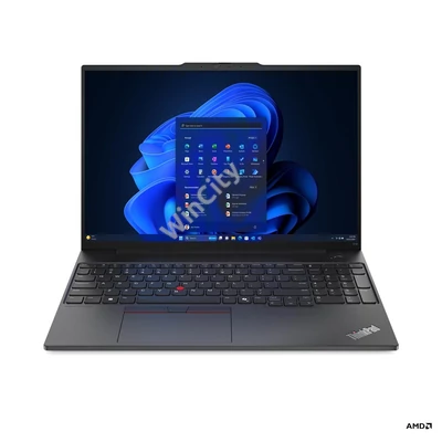 Lenovo ThinkPad E16 Gen 2 16"WUXGA/AMD Ryzen 7 7735HS/16GB/512GB/FreeDOS/fekete laptop