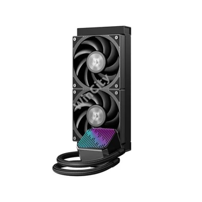 ID-Cooling CPU Water Cooler - DX240 MAX (35.2dB; max. 144,41 m3/h; 2x12cm, fekete)