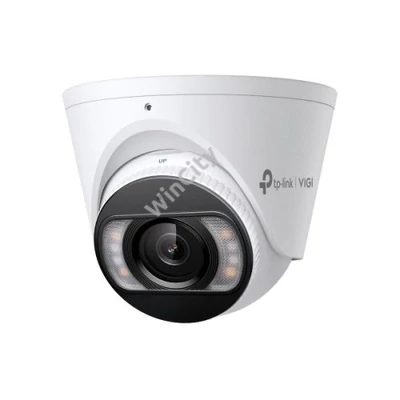 TP-Link IP turretkamera - InSight S445 (FullColor, 4MP, 4mm, IP67, H265+, LED+IR30m, 12VDC/PoE, SD; mikr., hangsz.; fém)