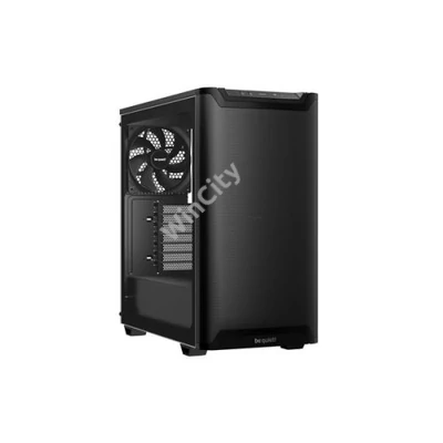 Be Quiet! Számítógépház - Pure Base 501 Airflow Window Black (ATX, edzett üveg oldallap, fekete)