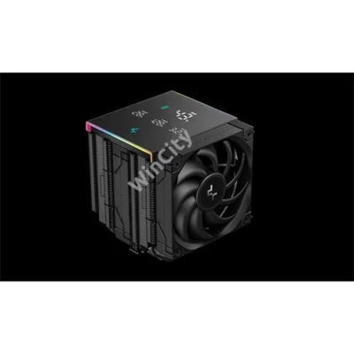 DeepCool CPU Cooler - AK620 DIGITAL PRO (25 dB; max, 103,45 m3/h; 4pin csatlakozó, 6 db heatpipe, 2x12cm, PWM)