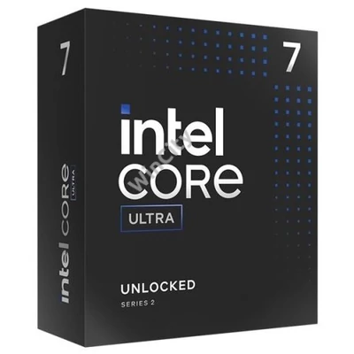 Intel Processzor - Core Ultra 7-265KF (30M Cache, up to 5.50 GHz, 125W skt1851, Arrow Lake) BOX No Vga No Cooler