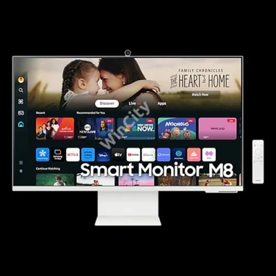 Samsung Monitor 32" - S32DM801UU (VA, 3840x2160, 16:9, UHD, 60HZ, 400cd/m2, 4ms, Pivot, Smart)