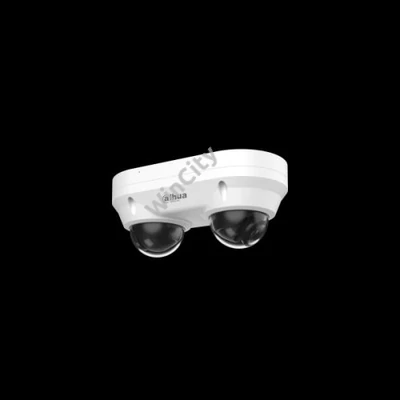 Dahua IP Dual dómkamera - IPC-HDBW2449F-AS-E2-IL (4MP, 2,8mm, IR+LED25m; H265+, IP67, ICR, WDR, IK10, mikrofon)