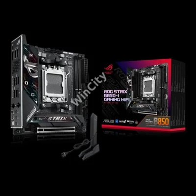 Asus Alaplap - AMD ROG STRIX B850-I GAMING WIFI AM5 (B850, ATX, 2xDDR5 8400+MHz, 2xSATA3, 2x M.2, HDMI+USB-C)