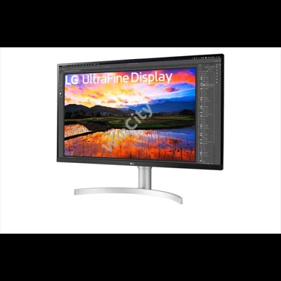 LG Monitor 32" Ergonomic - 32UN650K-W (IPS; 16:9; 4K 3840x2160; 5ms; 350cd; HDMIx2; DP; Mag.áll.; Hangszóró)