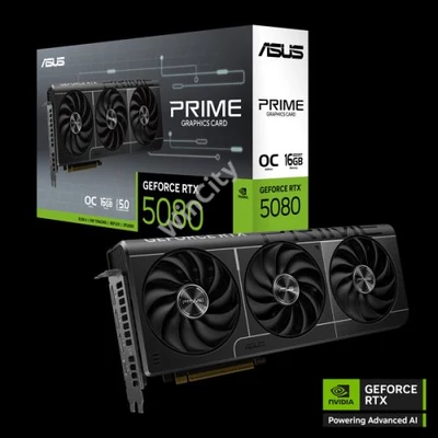 Asus Videokártya - nVidia PRIME-RTX5080-O16G (16384MB, GDDR7, 256bit, 1xHDMI, 3xDP)