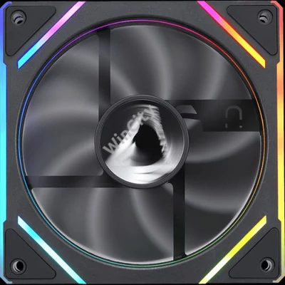 Formula Cooler 12cm - Floe Plus 12BK ARPW (19-26,8dB, max. 60,4 m3/h, 4pin csatlakozó, hydro bearing, ház hűtésre, ARGB)