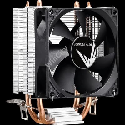 Formula CPU Cooler - Ice Boid 2PSDB (17-34dB, 4pin csatlakozó, 2 db heatpipe, 9cm)