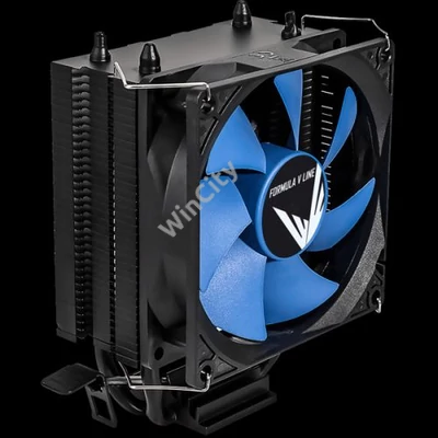Formula CPU Cooler - Ice Boid 2PSDA (17-34dB, 4pin csatlakozó, 2 db heatpipe, 9cm)