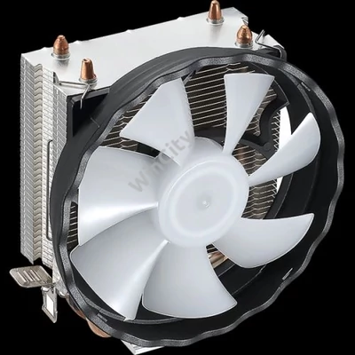 Formula CPU Cooler - Astral FRPW 2P (17-34dB, 4pin csatlakozó, 2 db heatpipe, 9cm, FRGB)