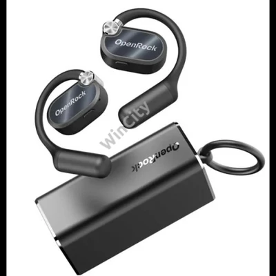 ONEODIO Sport Fejhallgató - OpenRock X Black (premium, légvezetés, BT 5.3, fekete)