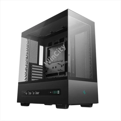 DeepCool Számítógépház - CH690 DIGITAL (fekete, ATX, 1xUSB-C, 2xUSB3.0)