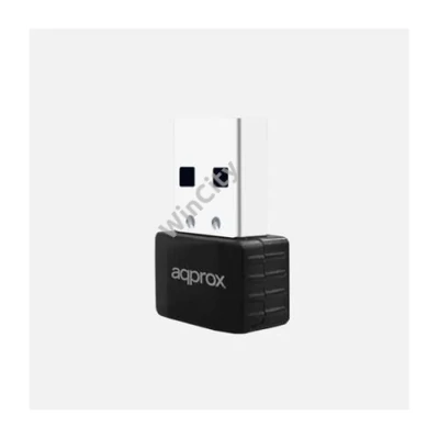 APPROX Hálózati Adapter - USB, nano, 300 Mbps Wireless N (802.11b/g/n)