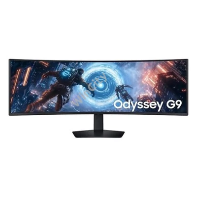 Samsung Monitor 49" - S49FG910EU (VA, 5120x1440, 32:9, DQHD, 144HZ, 350cd/m2, 1ms, Ívelt)