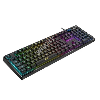 Genius Billentyűzet - Scorpion K7 (Vezetékes, USB, RGB, multimédiás, fekete)