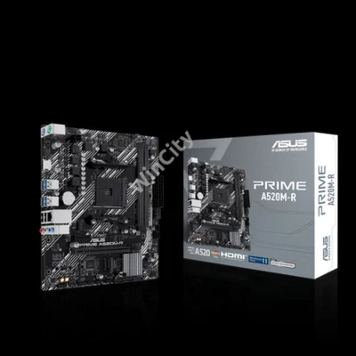 Asus Alaplap - AMD PRIME A520M-R AM4 (A520, 2xDDR4 5100MHz, 1xGBE LAN, 1xM.2, 4xSATA3, HDMI)
