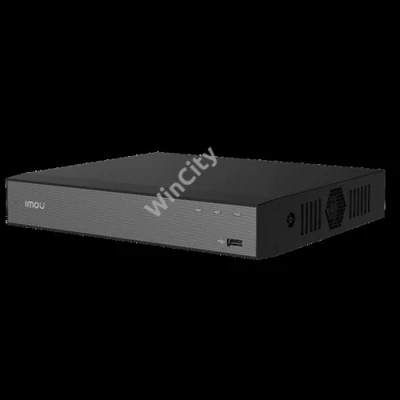 Imou NVR rögzítő - NVR-N118-8A0E (18 csatorna, H265, HDMI, VGA, USB, 1x Sata (max16TB), Onvif; Hangsz; Mikrofon)