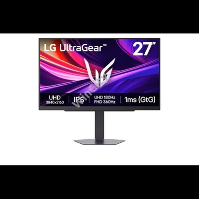 LG Monitor 27" Gamer - 27G810A-B (IPS; 16:9; 3840x2160; 180Hz; 1ms; 400cd; HDMIx2; DP; FreeSync; HDR10; Gsync; Pivot)