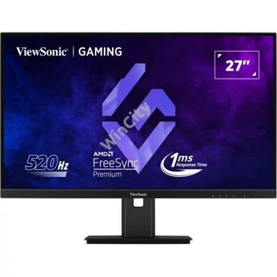 ViewSonic Monitor 27" - XG2737 (IPS, 520Hz 16:9, FHD, 1ms, 400cd/m2, HDMI2,1, DP, VESA, SPK, mag.áll, pivot)