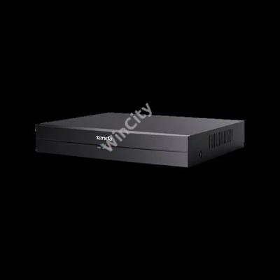 Tenda NVR rögzítő - TN3104-4P (4 csatorna, H265+, max 8MP, 4xRJ45 802.3at PoE, 2xUSB, 1x Sata (max 10TB))