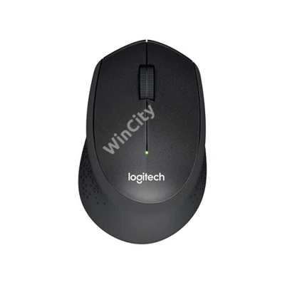 Logitech Egér - M330 SILENT PLUS (Vezeték nélküli, Optikai, 1000 DPI, USB, fekete)