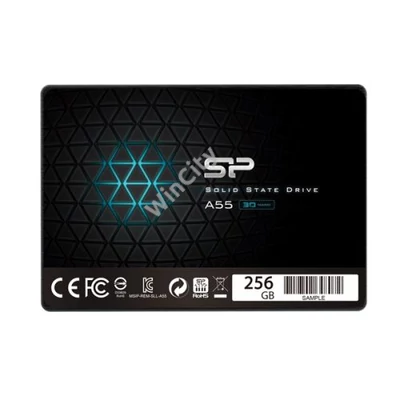 Silicon Power SSD - 256GB A55 2,5" (TLC, r:550 MB/s; w:450 MB/s)