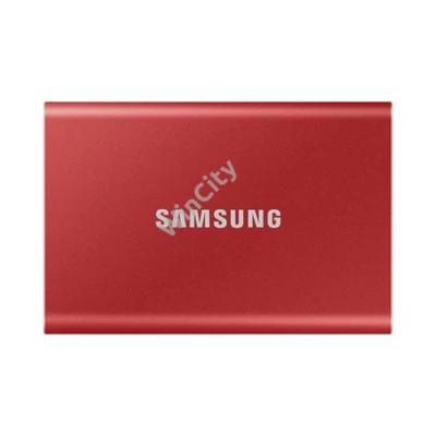 Samsung Külső SSD 2TB - MU-PC2T0R/WW (T7 external, piros, USB 3.2, 2TB)