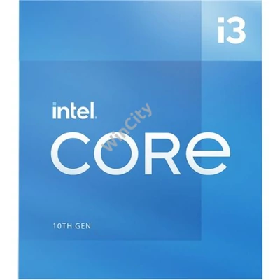 Intel Processzor - Core i3-10105 (3700Mhz 6MBL3 Cache 14nm 65W skt1200 Comet Lake) BOX