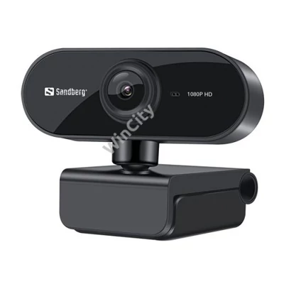 Sandberg Webkamera - USB Webcam Flex 1080P HD (1920x1080/30FPS, 2 Megapixel; USB 2.0; mikrofon)