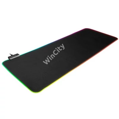 Rampage Egérpad - MP-22 (300*800*3mm; fekete, RGB LED)