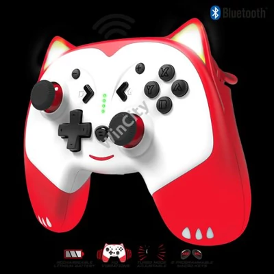 Spirit of Gamer Gamepad Vezeték Nélküli - MIA Bluetooth Controller (Nintendo Switch, Max.: 10m, vibráció, 3,5mm Jack)