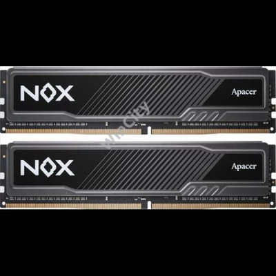 Apacer Memória Desktop - 16GB KIT DDR4 NOX (2x8GB, 3200MHz, CL16, 1.35V, hűtőbordás)