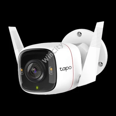 TP-link IP wifi Cső kamera - Tapo C320WS (3MP, 4mm, kültéri IP66, H264, IR30m, SD, mikrofon, 9VDC)