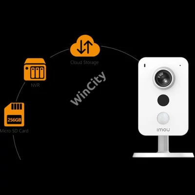 Imou IP wifi csempekamera - Cube (2MP, 2,8mm, H265, IR10m, Mikrofon, Hangszóró, microSD, PoE)