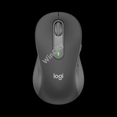 Logitech Egér - M650 L Nagy (Vezeték nélküli, Bluetooth, Optikai, 2000 DPI, szürke)