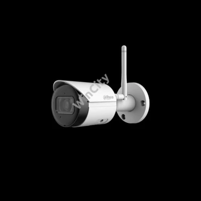 Dahua IP wifi csőkamera - IPC-HFW1230DS-SAW (2MP, 2,8mm, kültéri, 2,4GHz; H265, IR30m, IP67, SD; mikrofon; 12VDC)