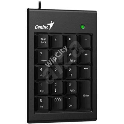 Genius Billentyűzet - Numpad 110 Slim (Vezetékes, USB, vékony, numerikus billentyűzet, fekete)
