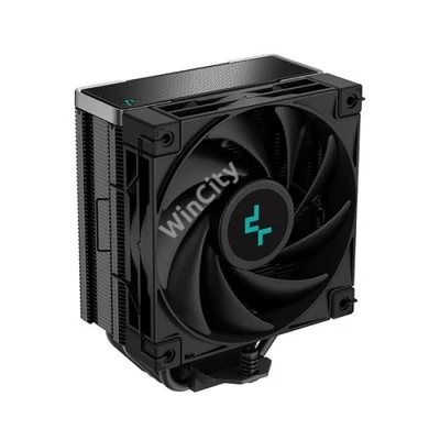 DeepCool CPU Cooler - AK400 ZERO DARK (29 dB; max, 112,93 m3/h; 4pin csatlakozó, 4 db heatpipe, 12cm, PWM)
